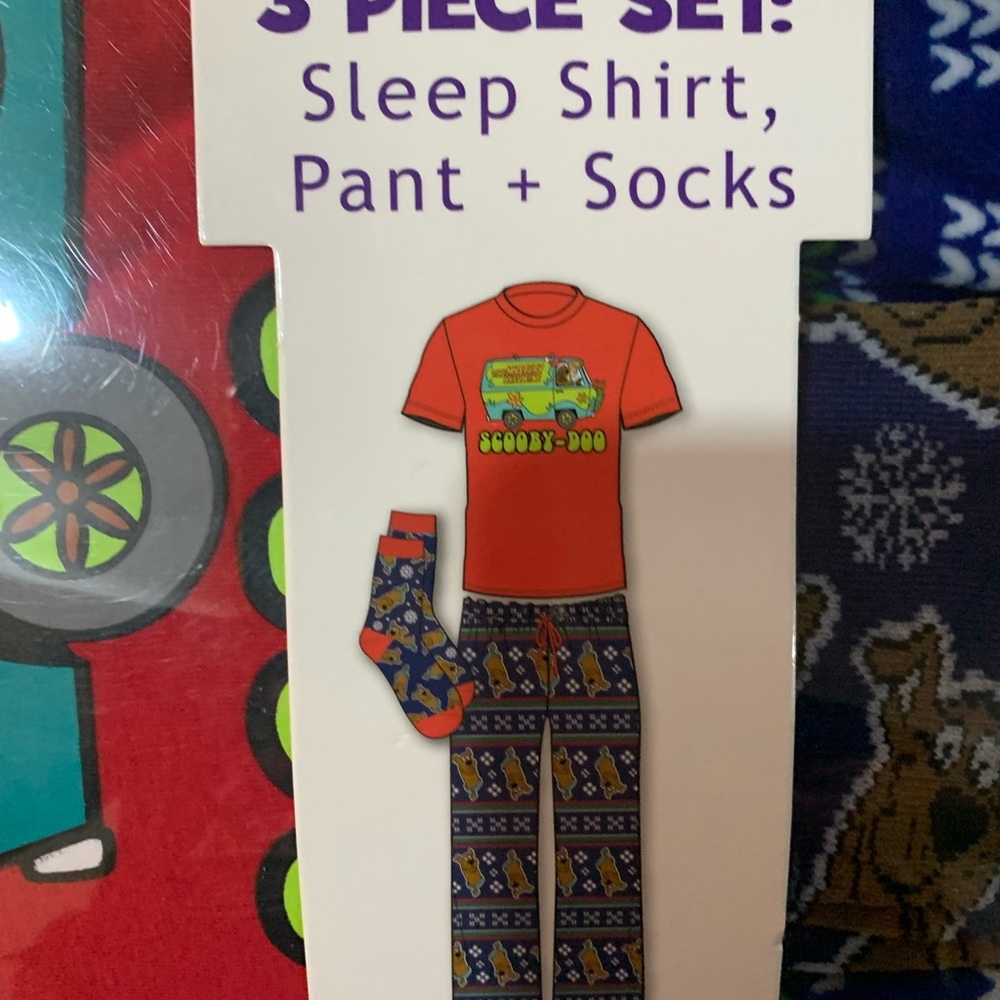 Men's Red Scooby-Doo Sleep Set